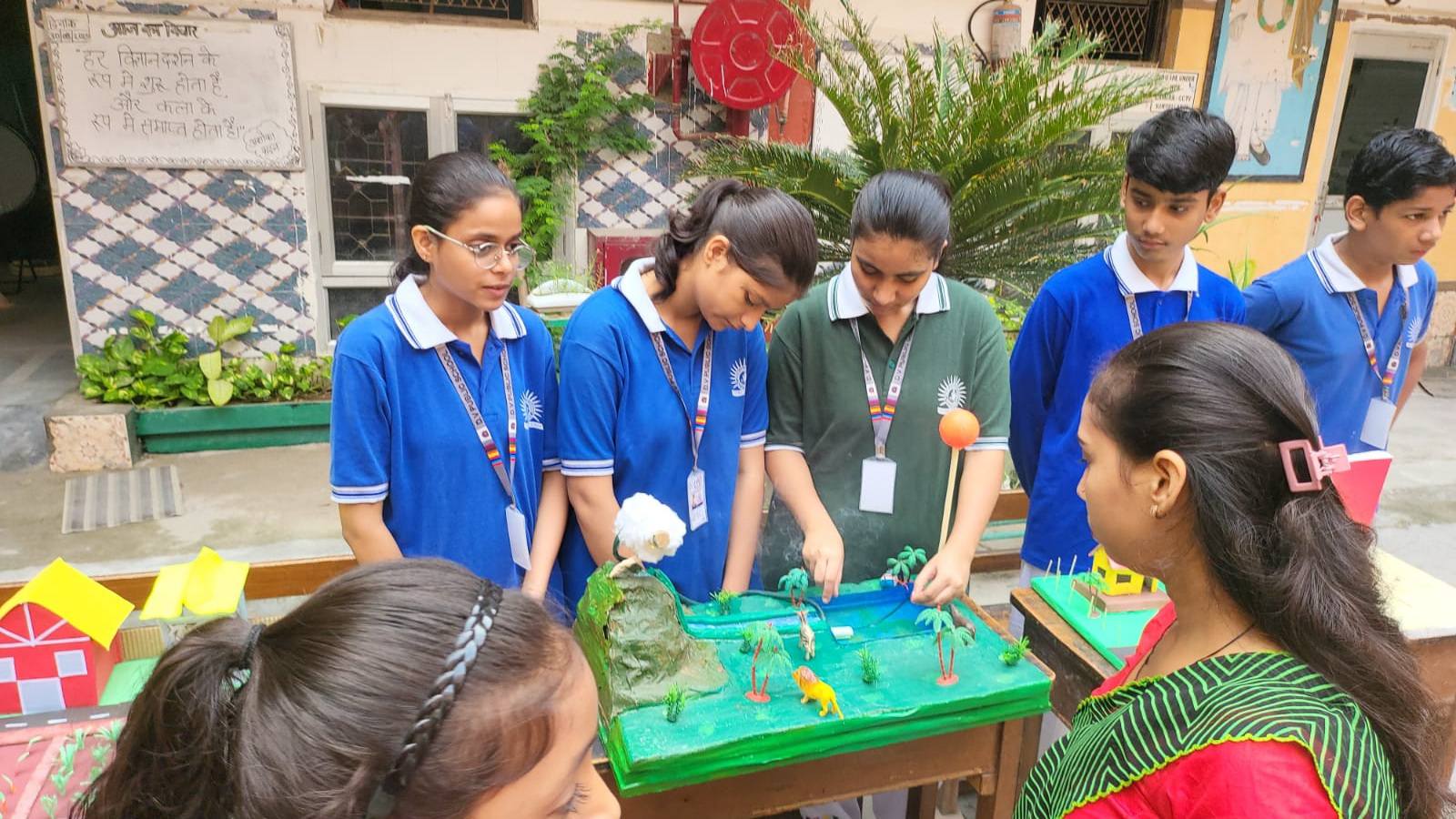 Art class in progress